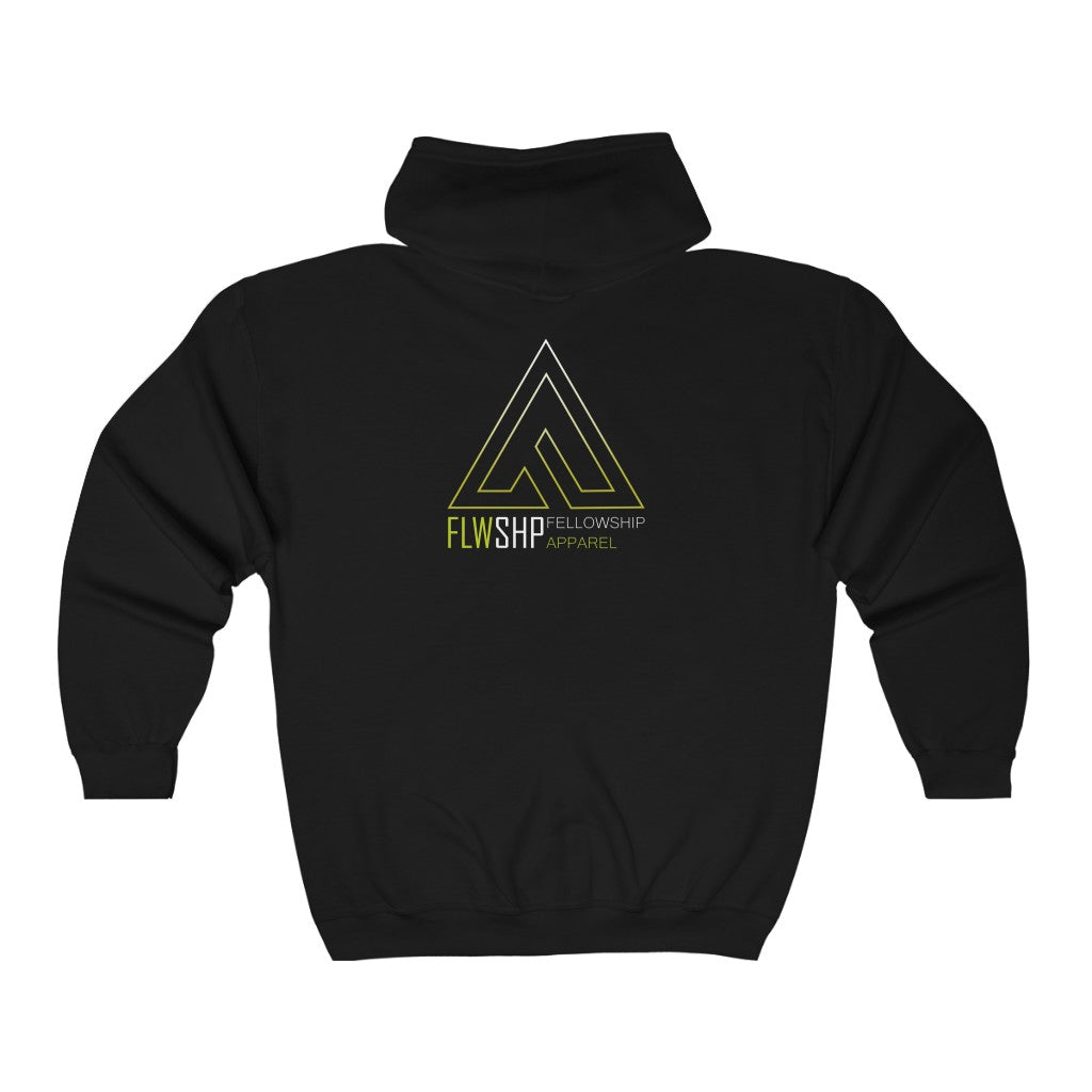 Fleece Zipper Hoodie - Experience, Strength, and Hope