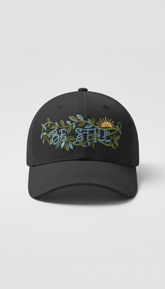 Embroidered Baseball Cap with Verse Detail