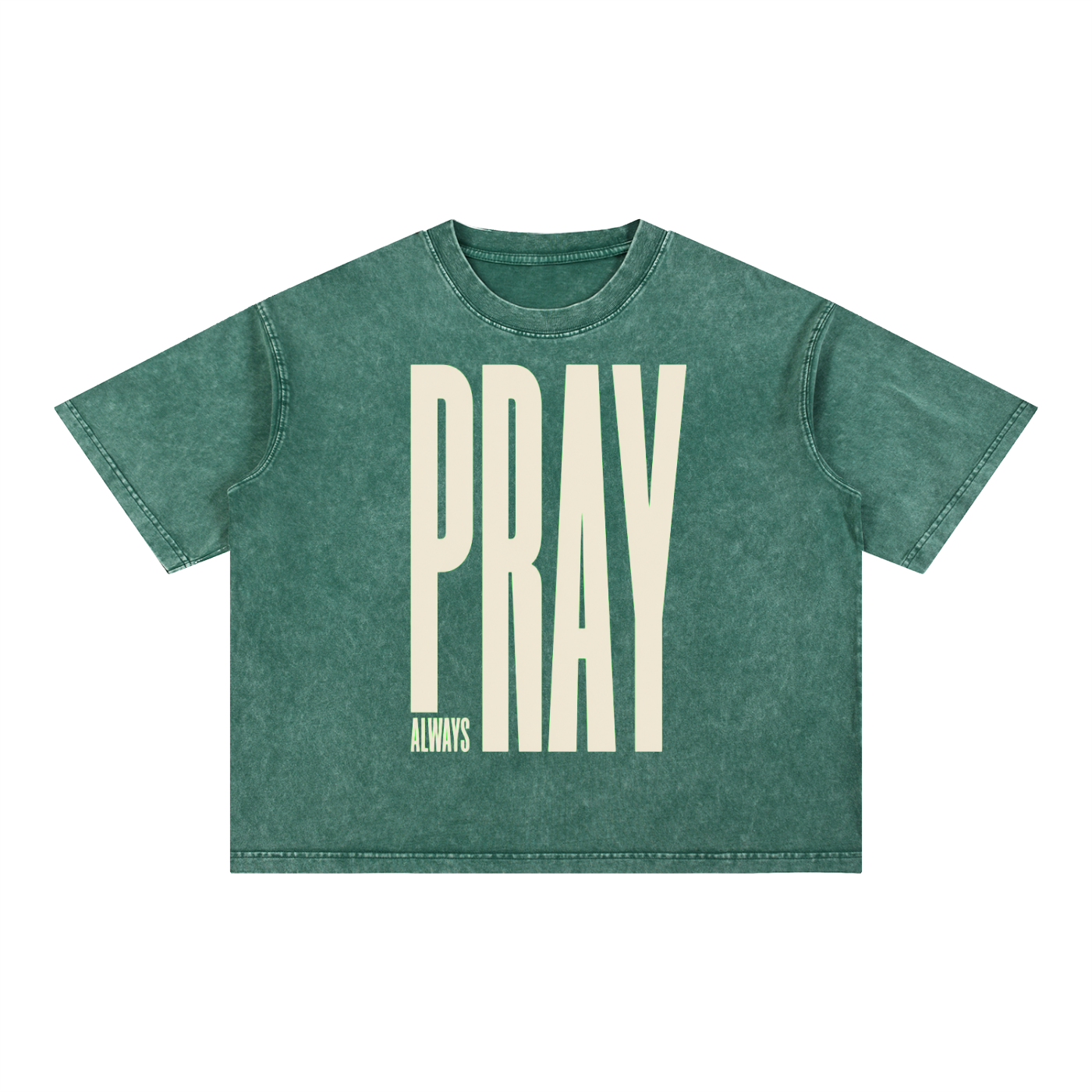 Mineral Wash Boxy Cotton T-Shirt