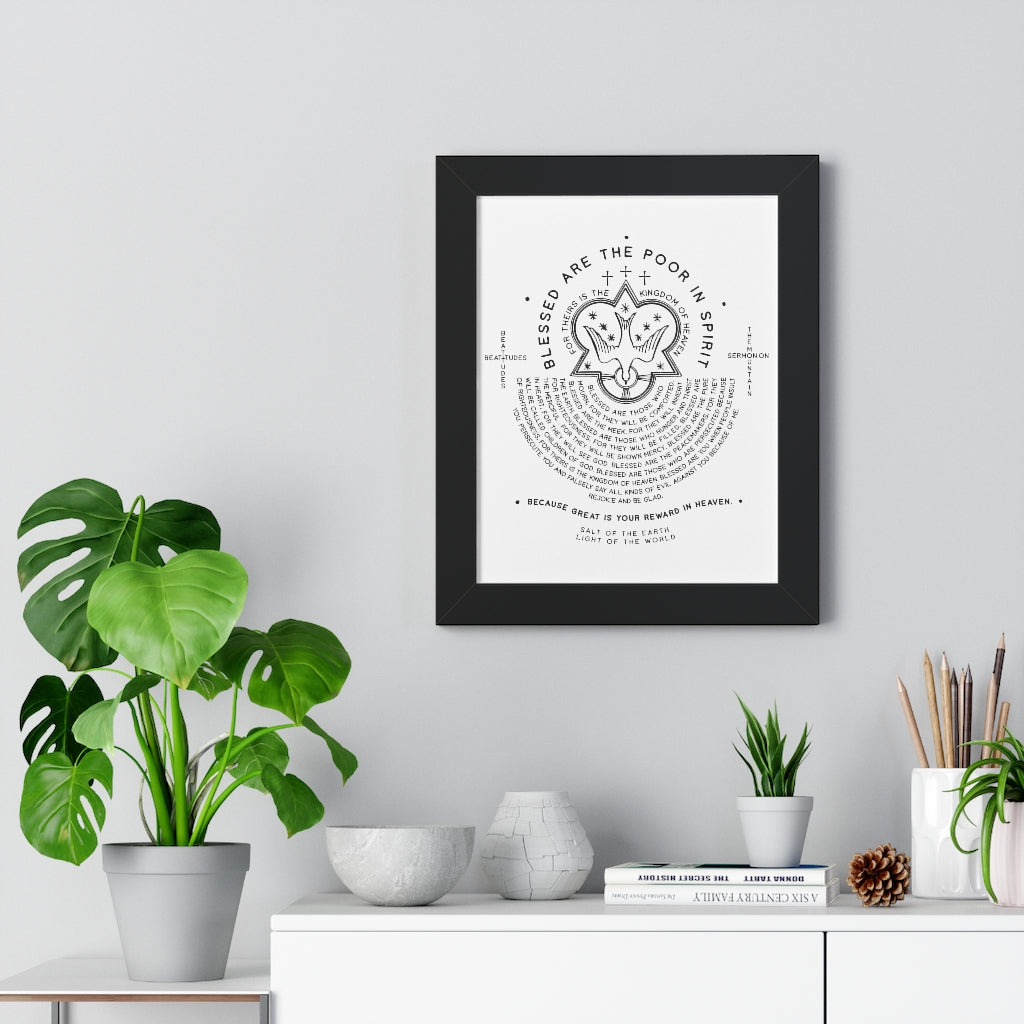 Beatitudes- Vertical Frame