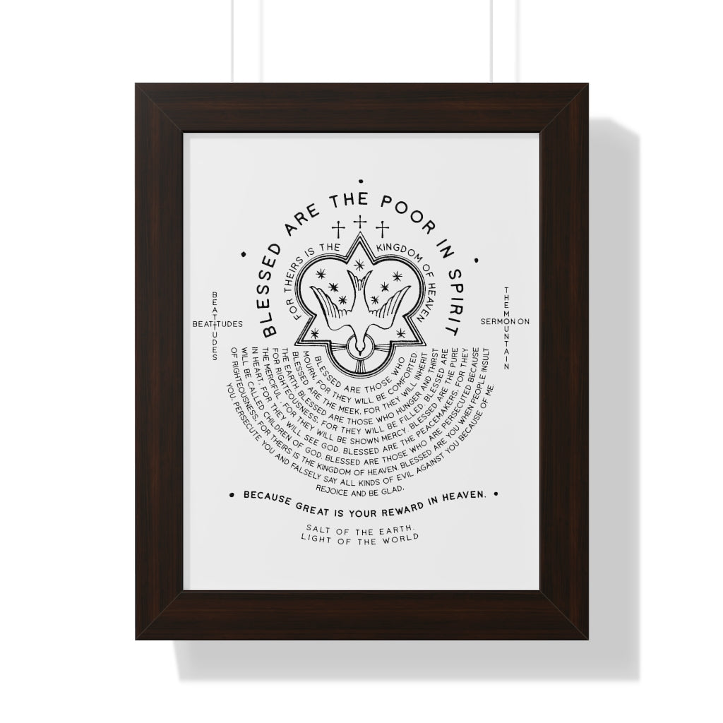 Beatitudes- Vertical Frame