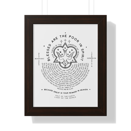 Beatitudes- Vertical Frame