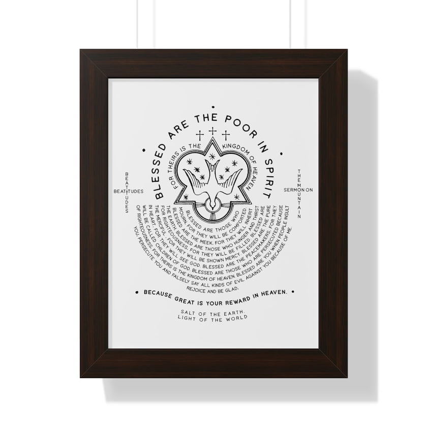 Beatitudes- Vertical Frame