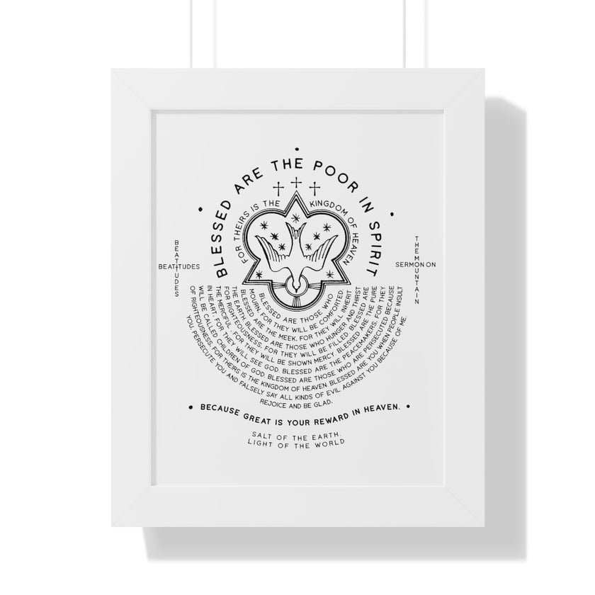 Beatitudes- Vertical Frame