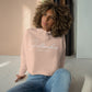 Simple Line Crop Top Hoodie
