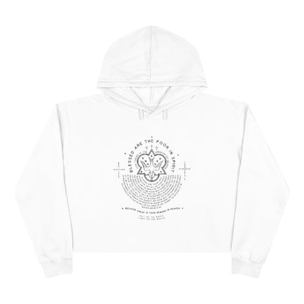 Beatitudes Crop Hoodie