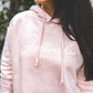 Simple Line Crop Top Hoodie