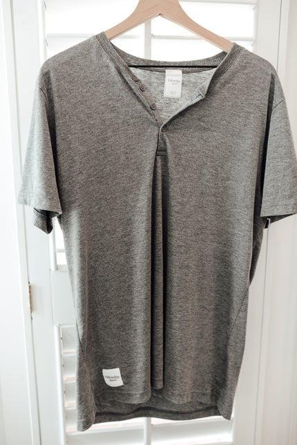 Tri-blend henley