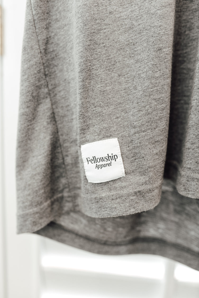 Tri-blend henley