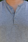 Tri-blend henley