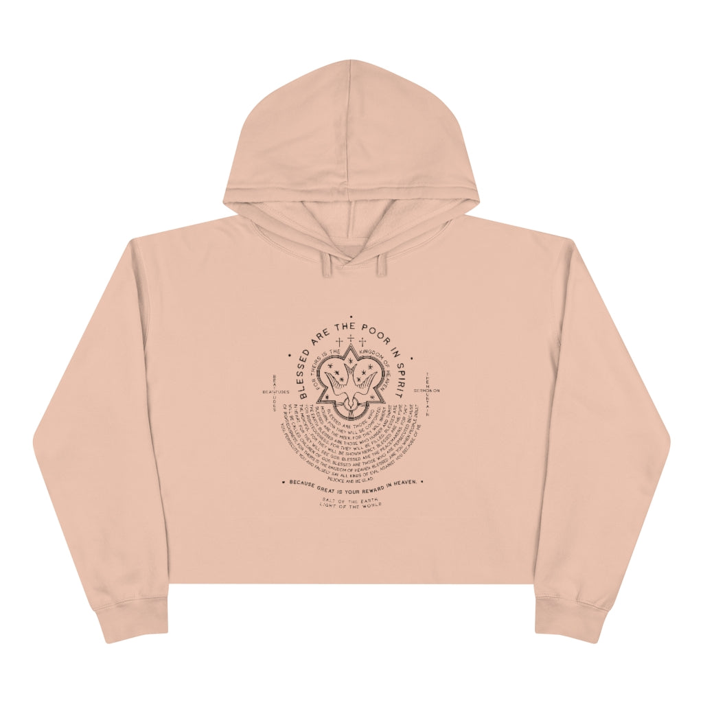 Beatitudes Crop Hoodie
