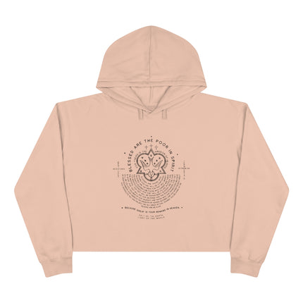 Beatitudes Crop Hoodie