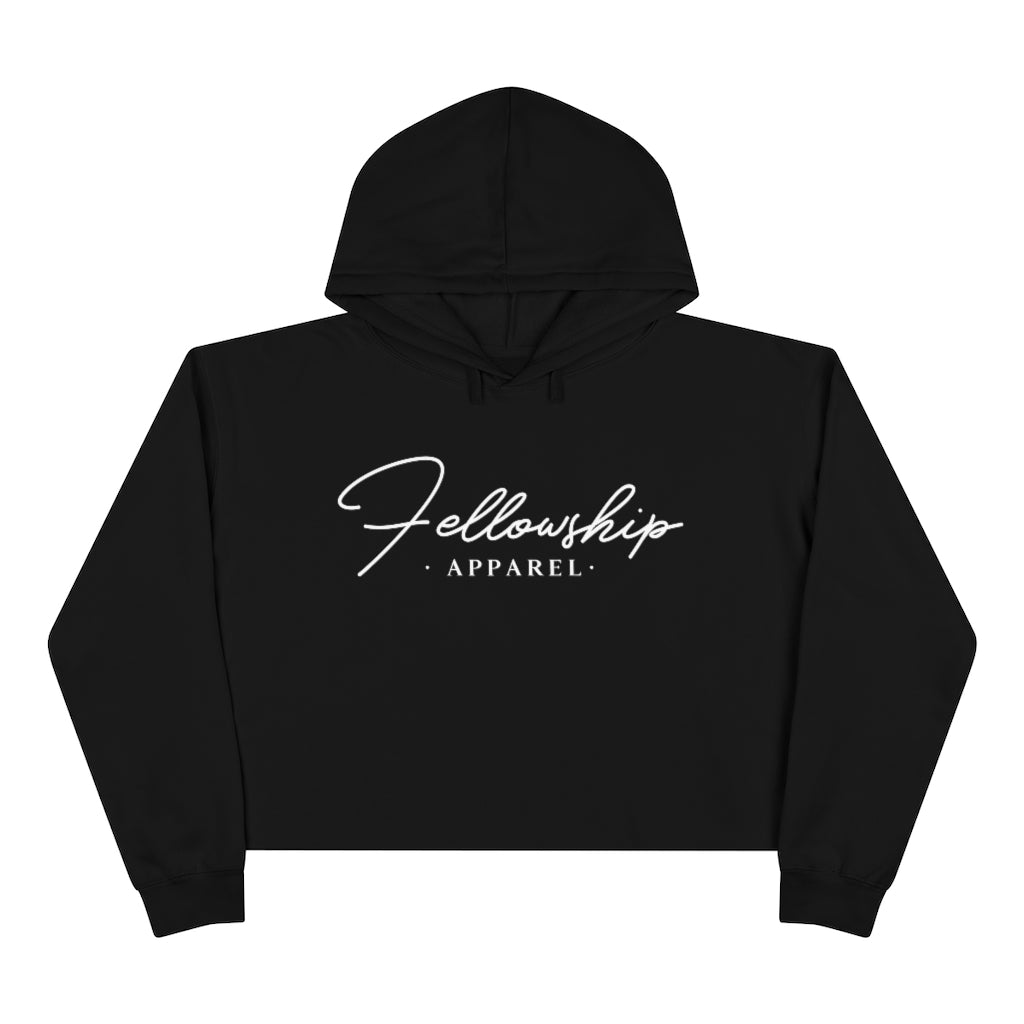 Simple Line Crop Top Hoodie