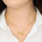 Infinity Hearts of Love Necklace 18K Gold/14K White Gold | Fellowship Apparel
