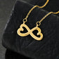 Infinity Hearts of Love Necklace 18K Gold/14K White Gold | Fellowship Apparel