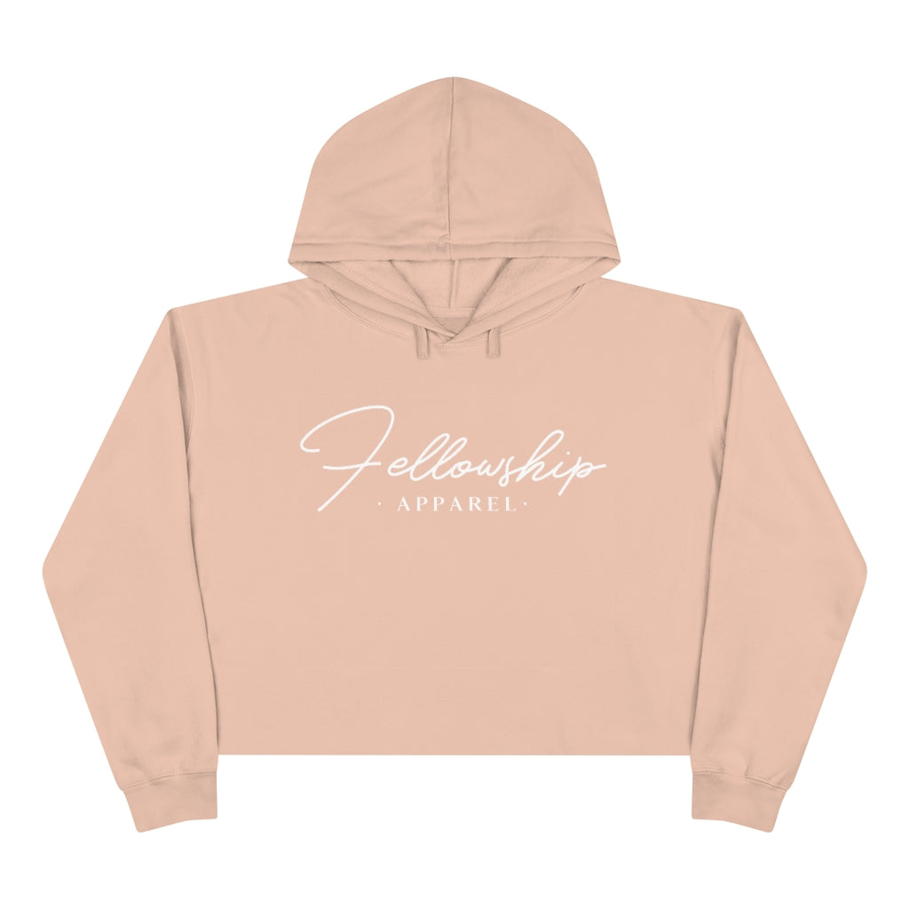 Simple Line Crop Top Hoodie