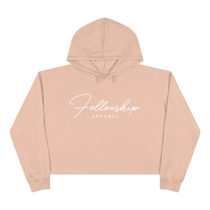 Simple Line Crop Top Hoodie