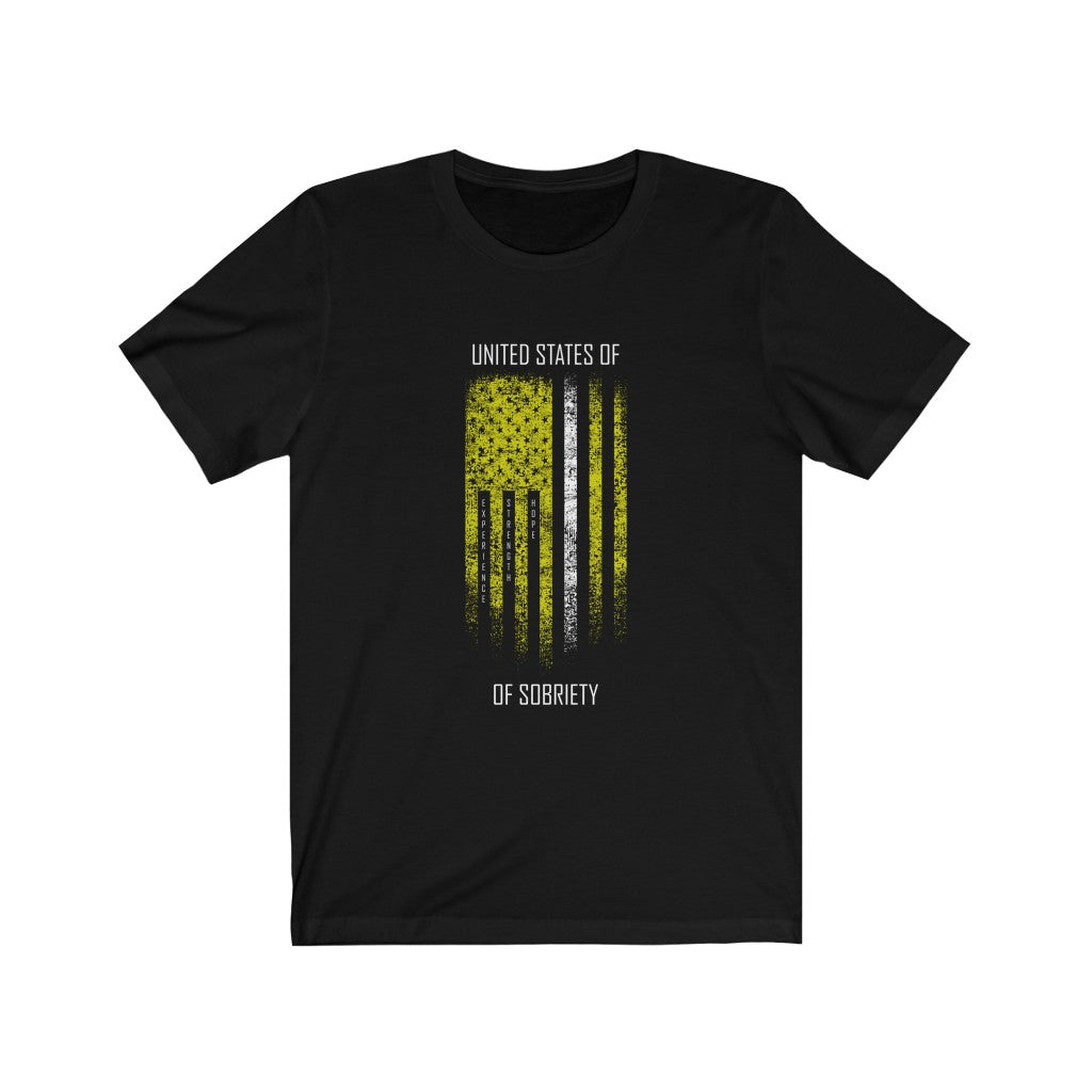 Men's T-Shirts - United States Of Sobriety Graphic