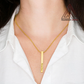 Personalized 4-Sided Luxury Vertical Bar Necklace - Fellowship Apparel
