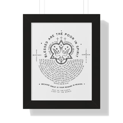 Beatitudes- Vertical Frame